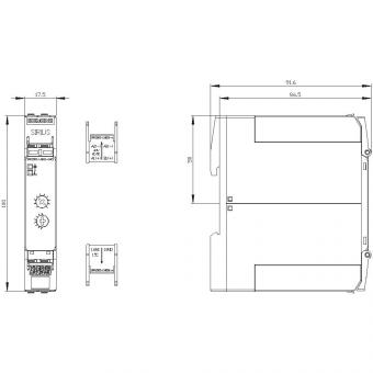 Siemens Zeitrelais,   3RP2505-1AB30-0AC1 