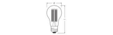 Ledvance LED Classic A 150 Filam V 17W 