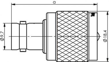 TG Adapter BNC-UHF (F-M) UG  J01008A0801 