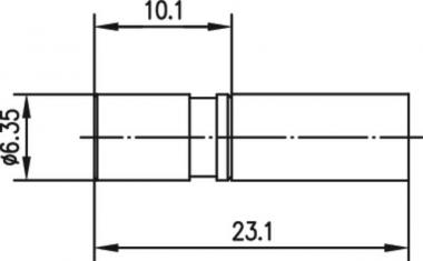 TEGA SMB-Kabelbuchse Cr/Cr Au  100024872 