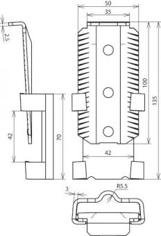 DEHN Keil-Verbinder               308001 