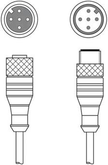Leuze         KDS S-M12-5A-M12-5A-P1-200 