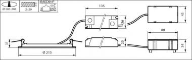 PHIL Slim Einbau-Panel DN145B   33950499 