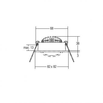 BRUM LED-Einbaustrahler         12262643 