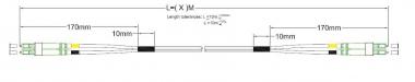 EFB Duplex Jumper LC/APC-LC/APC O0381.20 
