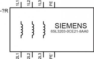 Siemens 6SL32030CE218AA0 SINAMICS Netz- 