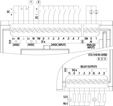 Siemens 6ES72121HE400XB0 SIMATIC S7-1200 
