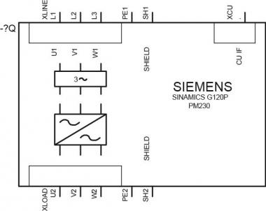 SIEM SINAMICS G120P   6SL3223-0DE35-5BA0 