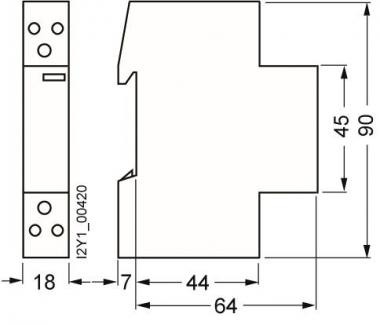 Siemens 5TT58010 INSTA Schütz 1S+1 