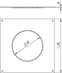 OBO DUG 350-3 R4 Montagedeckel 350-2/3 f 