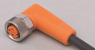 IFM Kabeldose abgewinkelt M8 3-   EVC145 