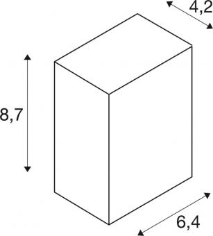 SLV QUAD 1 Wandleuchte eckig      232465 