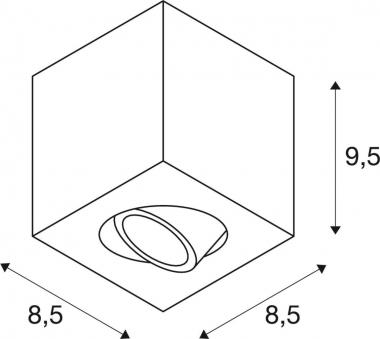 SLV TRILEDO SQUARE CL             113941 