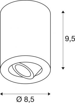 SLV TRILEDO ROUND CL              113931 