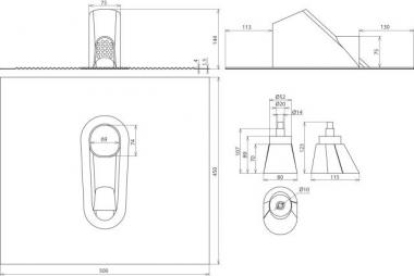 DEHN Dachdurchführungsset schwarz 105245 