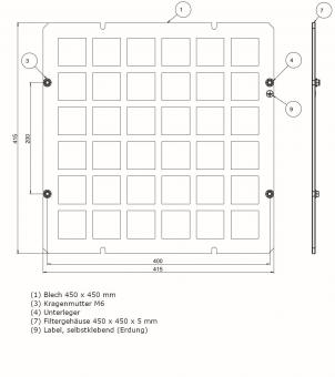 EFB Modul m.Filtermatte    PRO-MOD03A.GR 