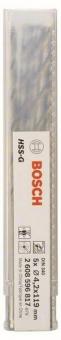 Bosch 5Metallbohrer HSS-G DIN 2608596817 