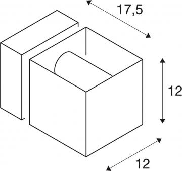 SLV SQUARE TURN QT14 Outdoor     1000335 