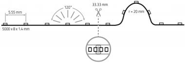 Rutec Flex.LED-Strip,24V,4,8W/m    72005 