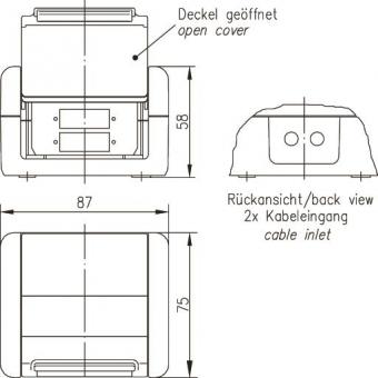 TG Anschlussdose IP44 AP     H82000A0013 