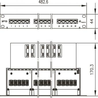 TG 19Zoll Panel ISDN/TEL     J02023C0014 