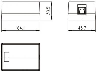 TG Modul-Aufnahme 1-fach Ap  H02000A0064 
