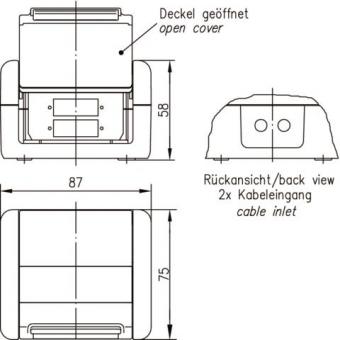 TG Anschlussdose IP44 AP     H82000A0013 