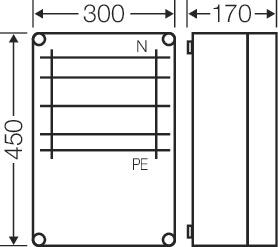 HENS Mi-Sammelschienengehäuse     MI6355 