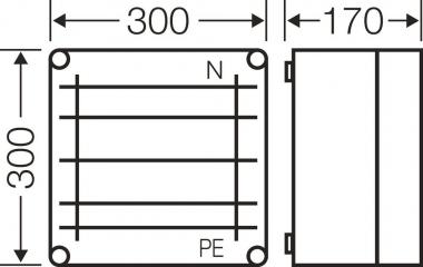 HENS Mi-Sammelschienengehäuse     MI6255 