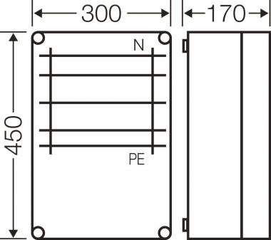 HENS Mi-Sammelschienengehäuse     MI6355 