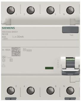 Siemens FI-Schutzschalter  5SV3344-6KK01 
