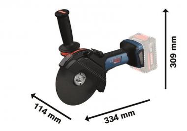 Bosch Akku-Winkelschleifer EXWS18V-180P 