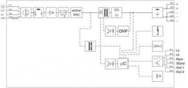 Phoenix 2904623    QUINT4-PS/3AC/24DC/40 