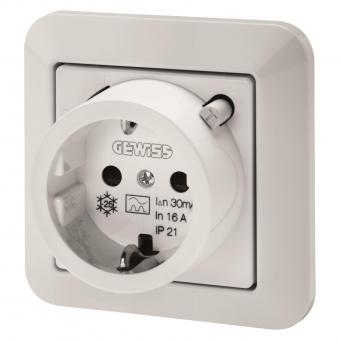 GEWISS RCD FI Steckdose A 16A    GW95522 