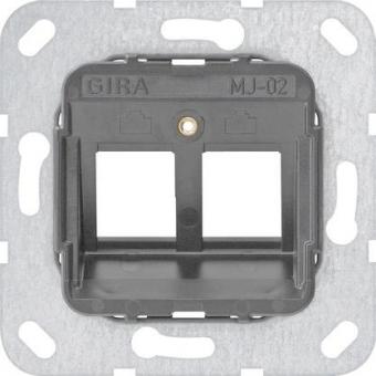 GIRA 560200 Modular Jack MJ-02 2fach 