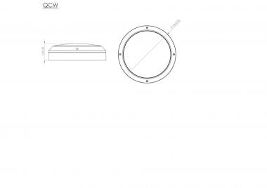 RP-Technik SI-Leuchte,Wand/    QCW009-AZ 