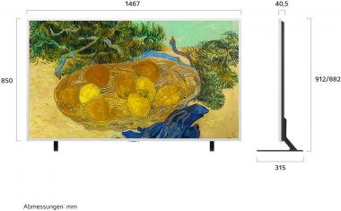 LG 65LX7B6LA ws Gallery TV Mini LED-TV 