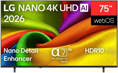 LG 75NU900B6LA sw NanoCell LED-TV 