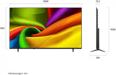 LG 75NU900B6LA sw NanoCell LED-TV 