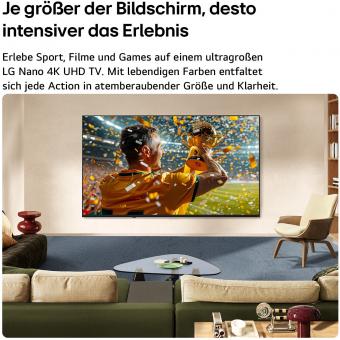 LG 75NU900B6LA sw NanoCell LED-TV 