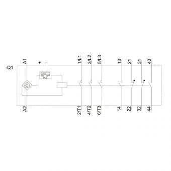 Siemens 3RT10566NP36 Schütz 90kW/400V 