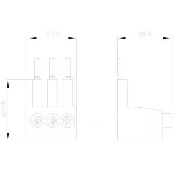 Siemens 3RM19201AA 3Ph. Einspeiseklemme 