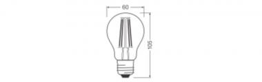 Ledvance LED Classic A 60 Filament V 