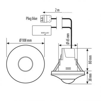 Esylux PD-C 360bt/8 APC20 PS  EP10428890 