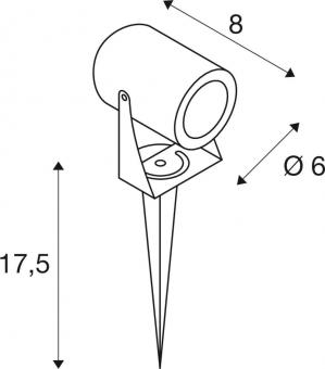 SLV LED SPIKE LED Outdoor        1002203 