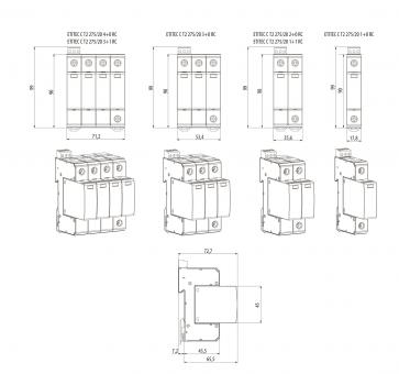 ETI ETITEC C T2 275/20 3+1     002440403 