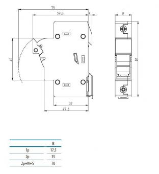 ETI EFH 10 DC 1 pol            002540201 