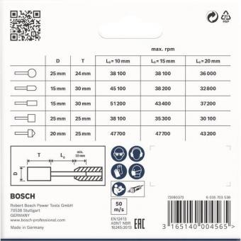 Bosch Schleifstift-Set 5 tlg, 1609200286 