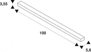 SLV S-TRACK 3-Phasen-EBschiene   1006511 