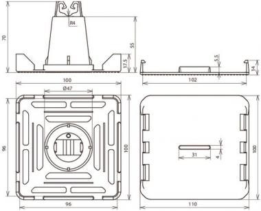 DEHN Dachleitungshalter           253030 